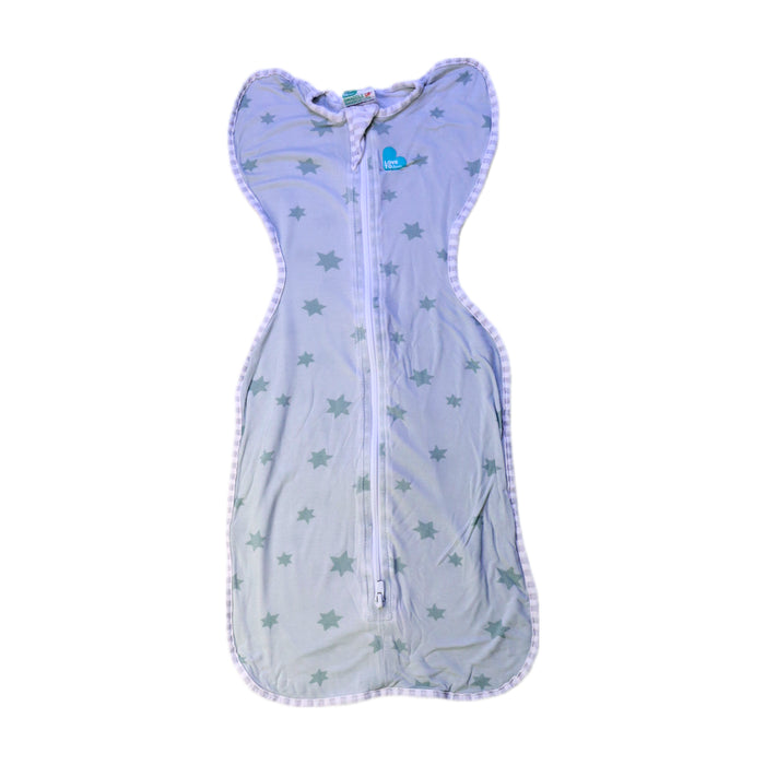 A Grey Swaddles from Love To Dream in size 0-3M for neutral. (Front View)