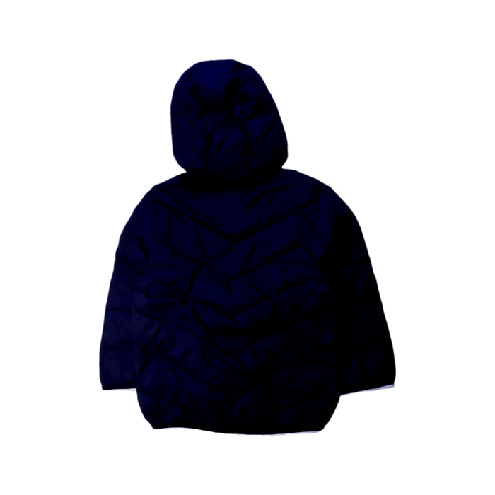 A Navy Puffer/Quilted Jackets from Mayoral in size 3T for boy. (Back View)