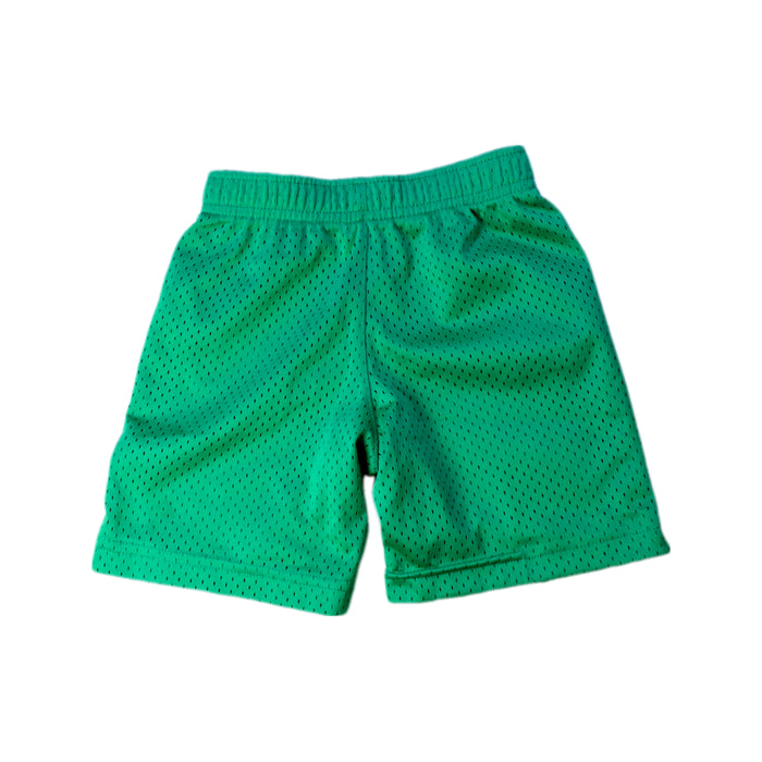 A Green Shorts from Nike in size 4T for neutral. (Back View)