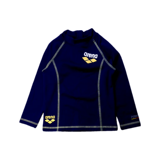 A Navy Rash Guards from Arena in size 2T for girl. (Front View)