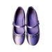A Purple Flats from Charles & Keith in size 6T for girl. (Back View)