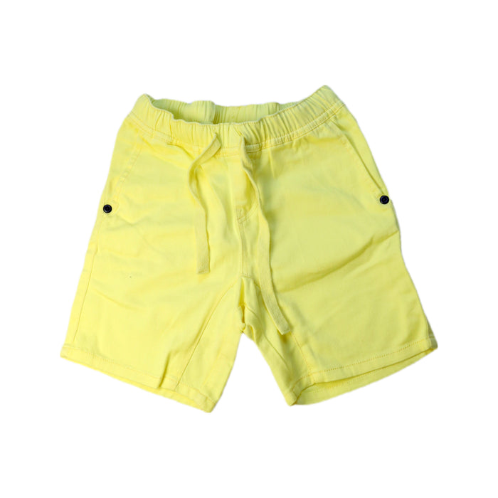 A Yellow Shorts from Seed in size 4T for girl. (Front View)