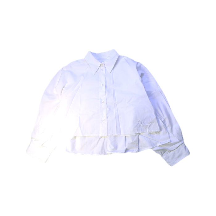 A White Long Sleeve Shirts from MM6 Maison Margiela in size 8Y for girl. (Front View)