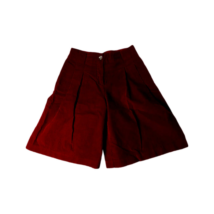 A Burgundy Shorts from Jacadi in size 8Y for girl. (Front View)