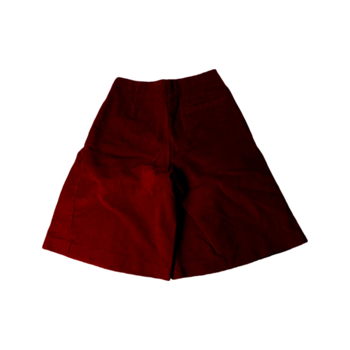 A Burgundy Shorts from Jacadi in size 8Y for girl. (Back View)