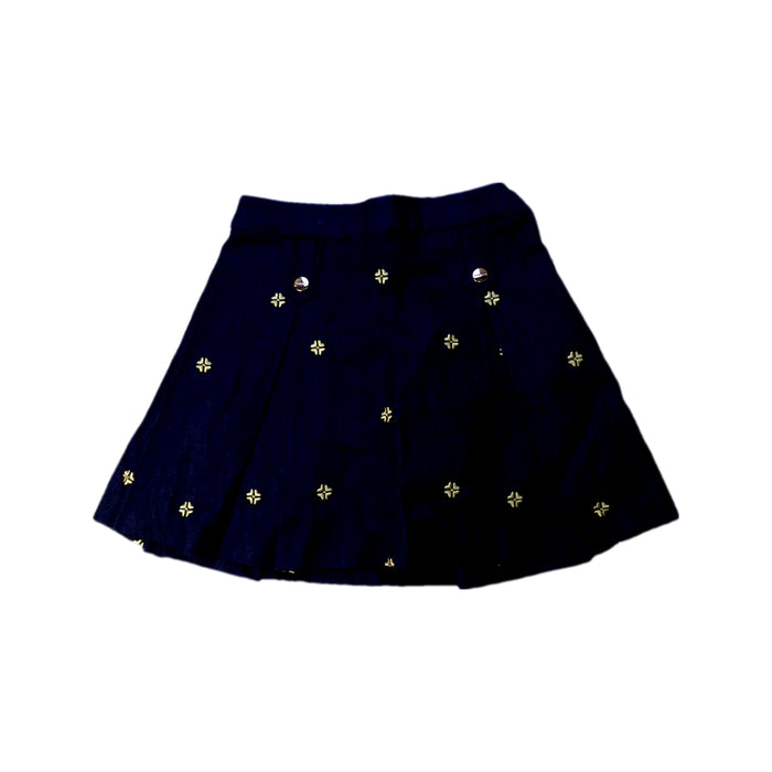 A Navy Short Skirts from Jacadi in size 10Y for girl. (Front View)