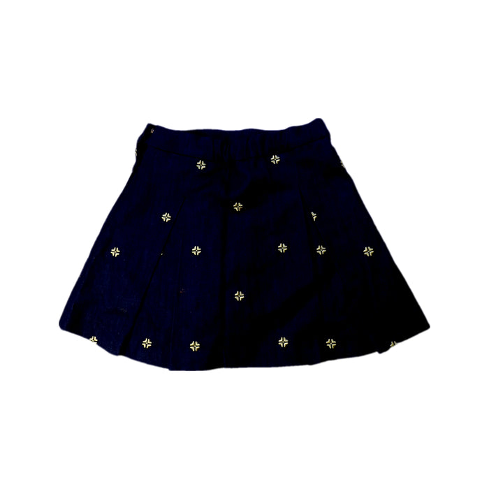 A Navy Short Skirts from Jacadi in size 10Y for girl. (Back View)