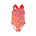 A Orange Swimsuits from Jacadi in size 8Y for girl. (Front View)
