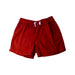 A Red Shorts from Excuse My French in size 8Y for boy. (Front View)