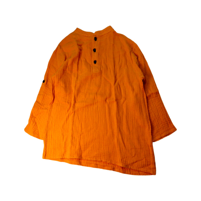 A Orange Long Sleeve Tops from Excuse My French in size 10Y for girl. (Front View)