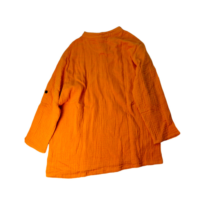 A Orange Long Sleeve Tops from Excuse My French in size 10Y for girl. (Back View)