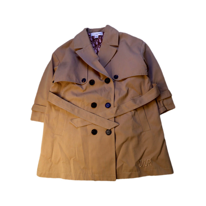 A Beige Coats from Dior in size 10Y for girl. (Front View)