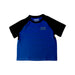 A Blue Short Sleeve T Shirts from Moody Tiger in size 4T for boy. (Front View)
