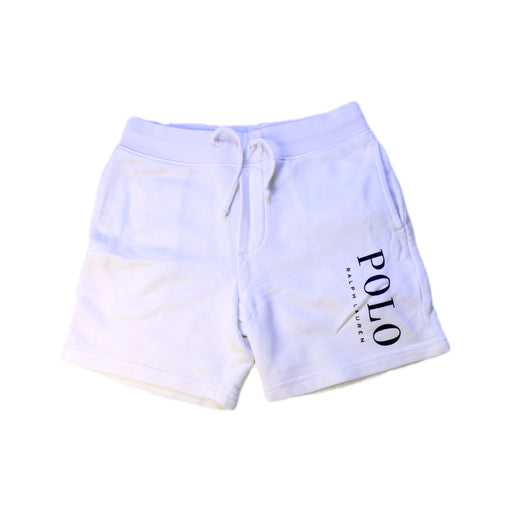 A White Shorts from Polo Ralph Lauren in size 5T for boy. (Front View)