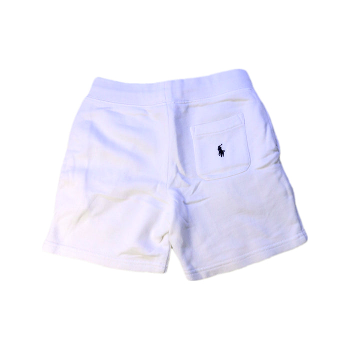 A White Shorts from Polo Ralph Lauren in size 5T for boy. (Back View)
