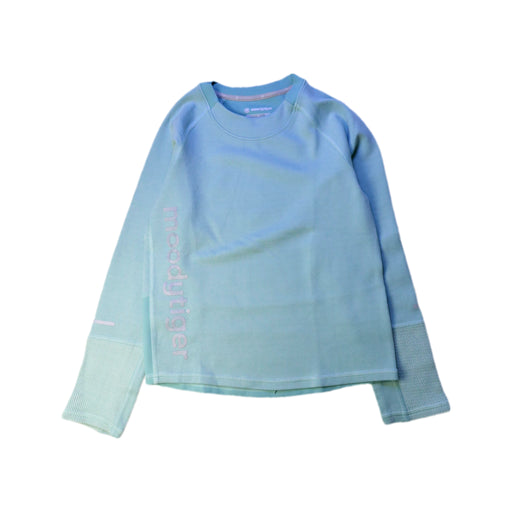 A Blue Active Tops from Moody Tiger in size 6T for neutral. (Front View)