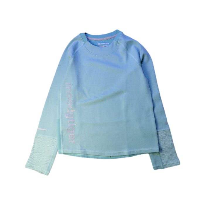 A Blue Active Tops from Moody Tiger in size 6T for neutral. (Front View)