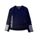A Navy Rash Guards from Moody Tiger in size 6T for neutral. (Front View)