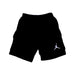 A Black Shorts from Air Jordan in size 6T for neutral. (Front View)