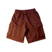 A Brown Shorts from Air Jordan in size 6T for girl. (Back View)