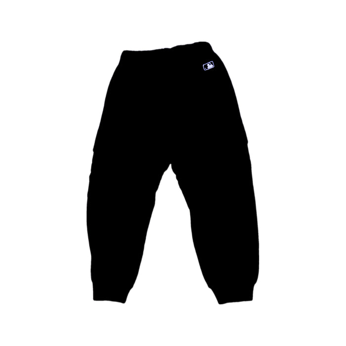 A Black Sweatpants from MLB in size 7Y for boy. (Back View)