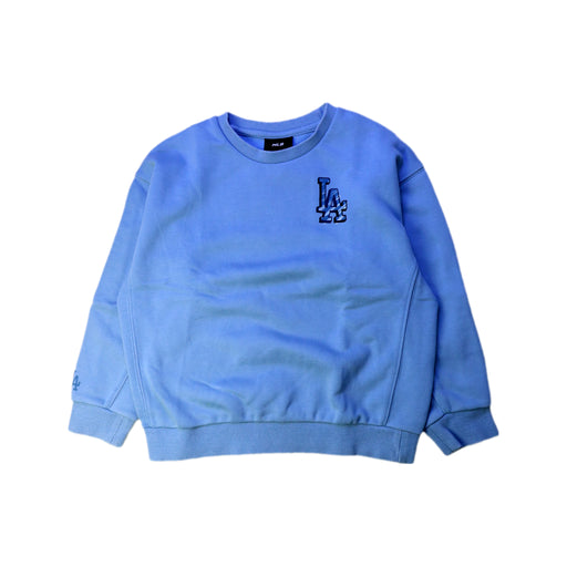 A Blue Crewneck Sweatshirts from MLB in size 7Y for boy. (Front View)