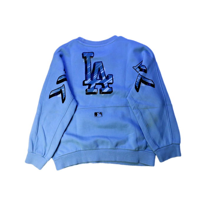 A Blue Crewneck Sweatshirts from MLB in size 7Y for boy. (Back View)