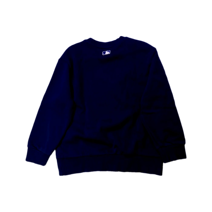 A Navy Crewneck Sweatshirts from MLB in size 7Y for boy. (Back View)