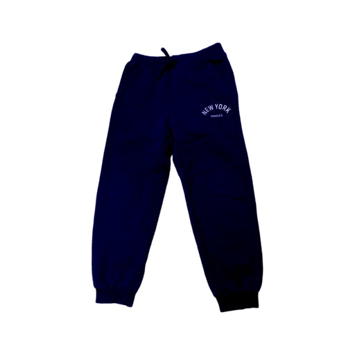 A Navy Sweatpants from MLB in size 7Y for boy. (Front View)