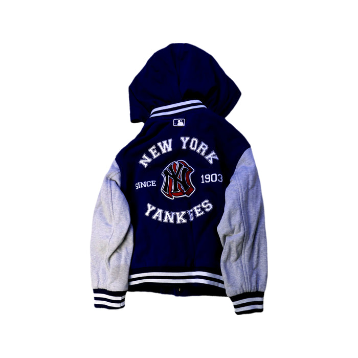 A Navy Lightweight Jackets from MLB in size 7Y for boy. (Back View)