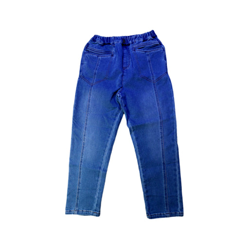 A Blue Jeans from Momonittu in size 10Y for girl. (Front View)