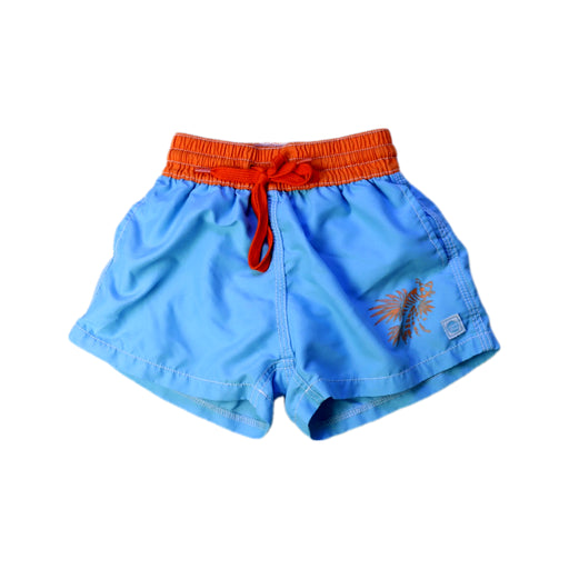 A Blue Swim Shorts from Splash About in size 6-12M for boy. (Front View)