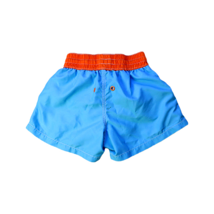 A Blue Swim Shorts from Splash About in size 6-12M for boy. (Back View)