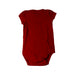 A Red Short Sleeve Bodysuits from Soft Gallery in size 6-12M for neutral. (Back View)