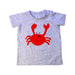 A Grey Short Sleeve T Shirts from Seed in size 12-18M for boy. (Front View)