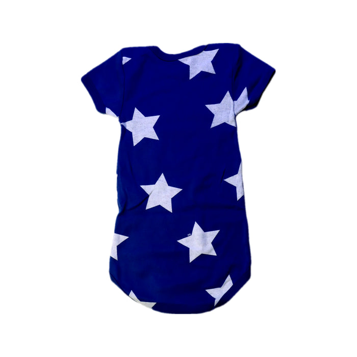 A Navy Short Sleeve Bodysuits from Petit Bateau in size 12-18M for boy. (Back View)