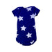 A Navy Short Sleeve Bodysuits from Petit Bateau in size 12-18M for boy. (Back View)