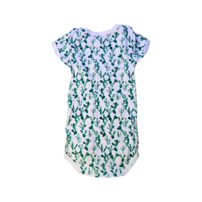 A White Short Sleeve Bodysuits from Petit Bateau in size 12-18M for boy. (Back View)