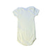 A Ivory Short Sleeve Bodysuits from Petit Bateau in size 12-18M for neutral. (Back View)