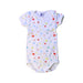 A White Short Sleeve Bodysuits from Petit Bateau in size 12-18M for neutral. (Front View)