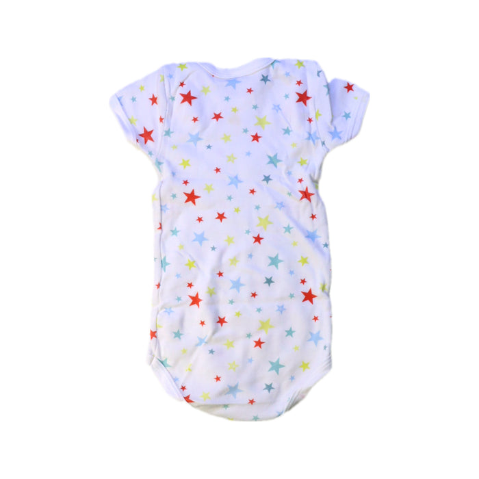 A White Short Sleeve Bodysuits from Petit Bateau in size 12-18M for neutral. (Back View)