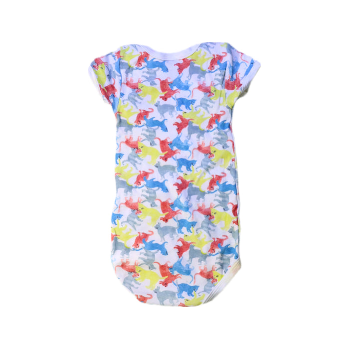 A Multicolour Short Sleeve Bodysuits from Petit Bateau in size 12-18M for neutral. (Back View)