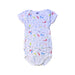 A Multicolour Short Sleeve Bodysuits from Petit Bateau in size 12-18M for neutral. (Front View)