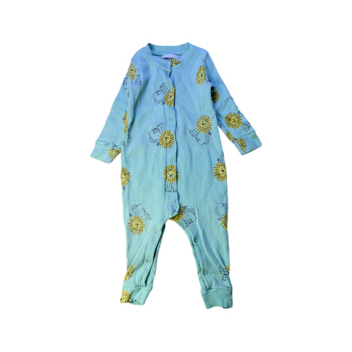 A Blue Onesies from Bobo Choses in size 12-18M for boy. (Front View)
