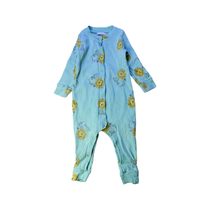 A Blue Onesies from Bobo Choses in size 12-18M for boy. (Front View)