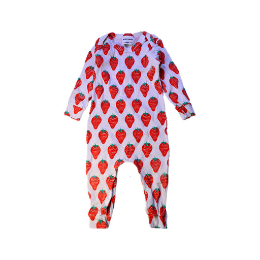 A Red Long Sleeve Rompers from Bobo Choses in size 12-18M for boy. (Front View)