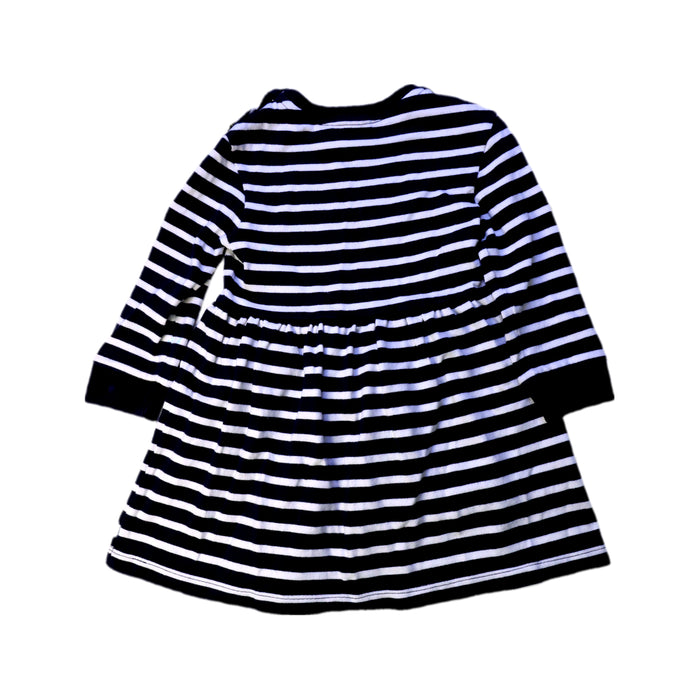 A Black Long Sleeve Dresses from Jacadi in size 4T for girl. (Back View)
