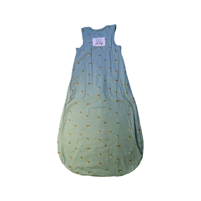 A Teal Sleepsacs from Wilson & Frenchy in size 6-12M for girl. (Back View)