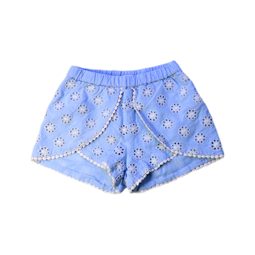 A Blue Shorts from Louise Misha in size 3T for girl. (Front View)