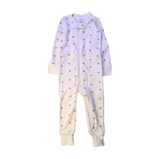 A White Onesies from Quincy Mae in size 18-24M for neutral. (Front View)